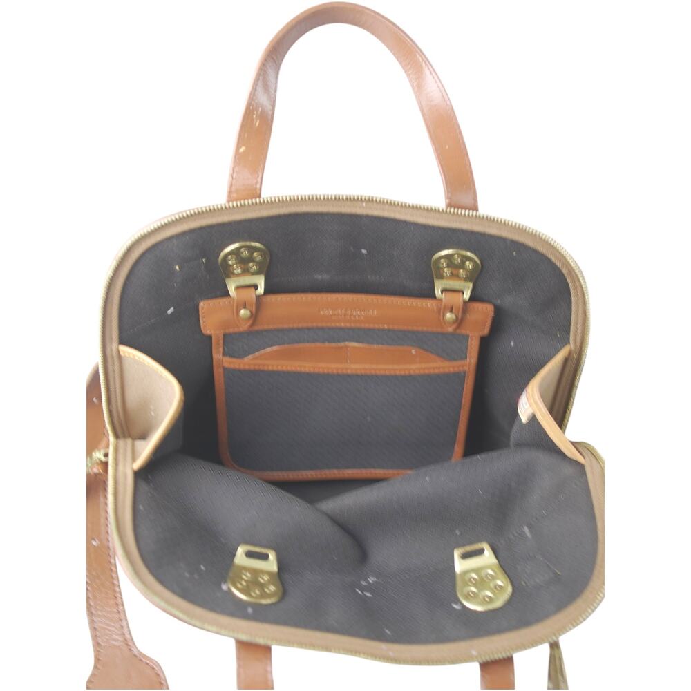Vintage Dooney & Bourke USA Canvas Leather Dome Satchel Refurbished - Picture 10 of 16